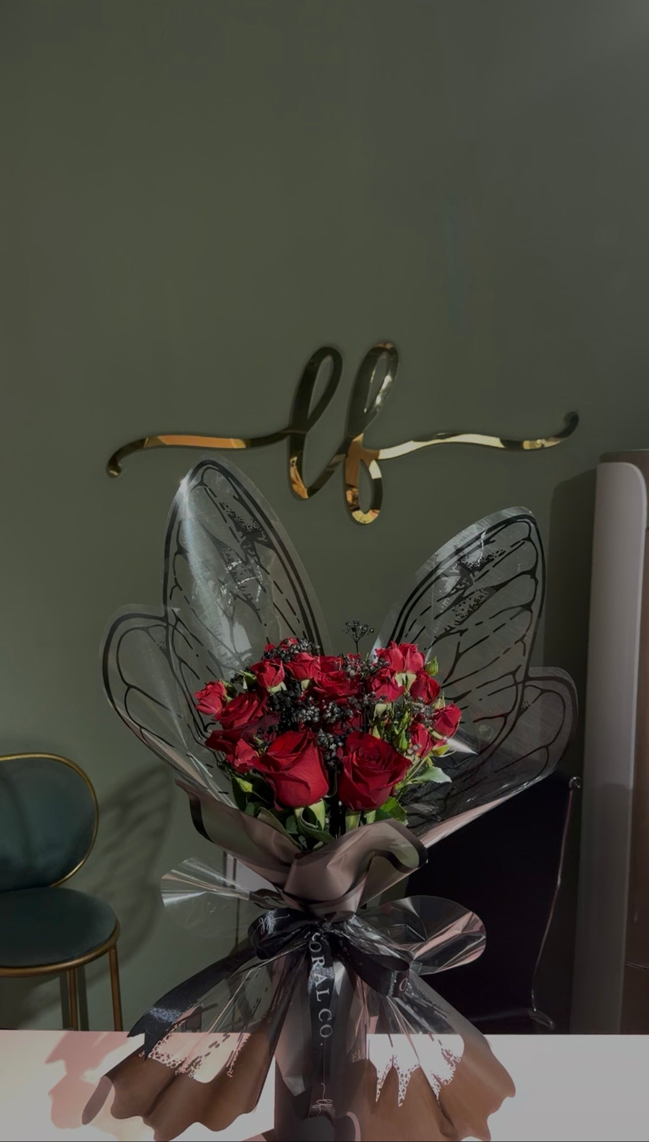 Luxe Butterfly Bouquet - Black