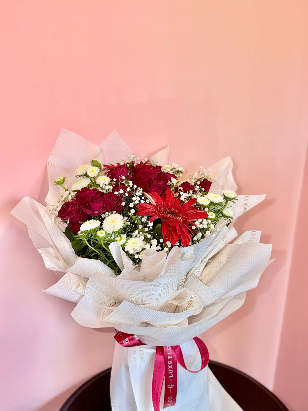 Crimson Paper Bloom