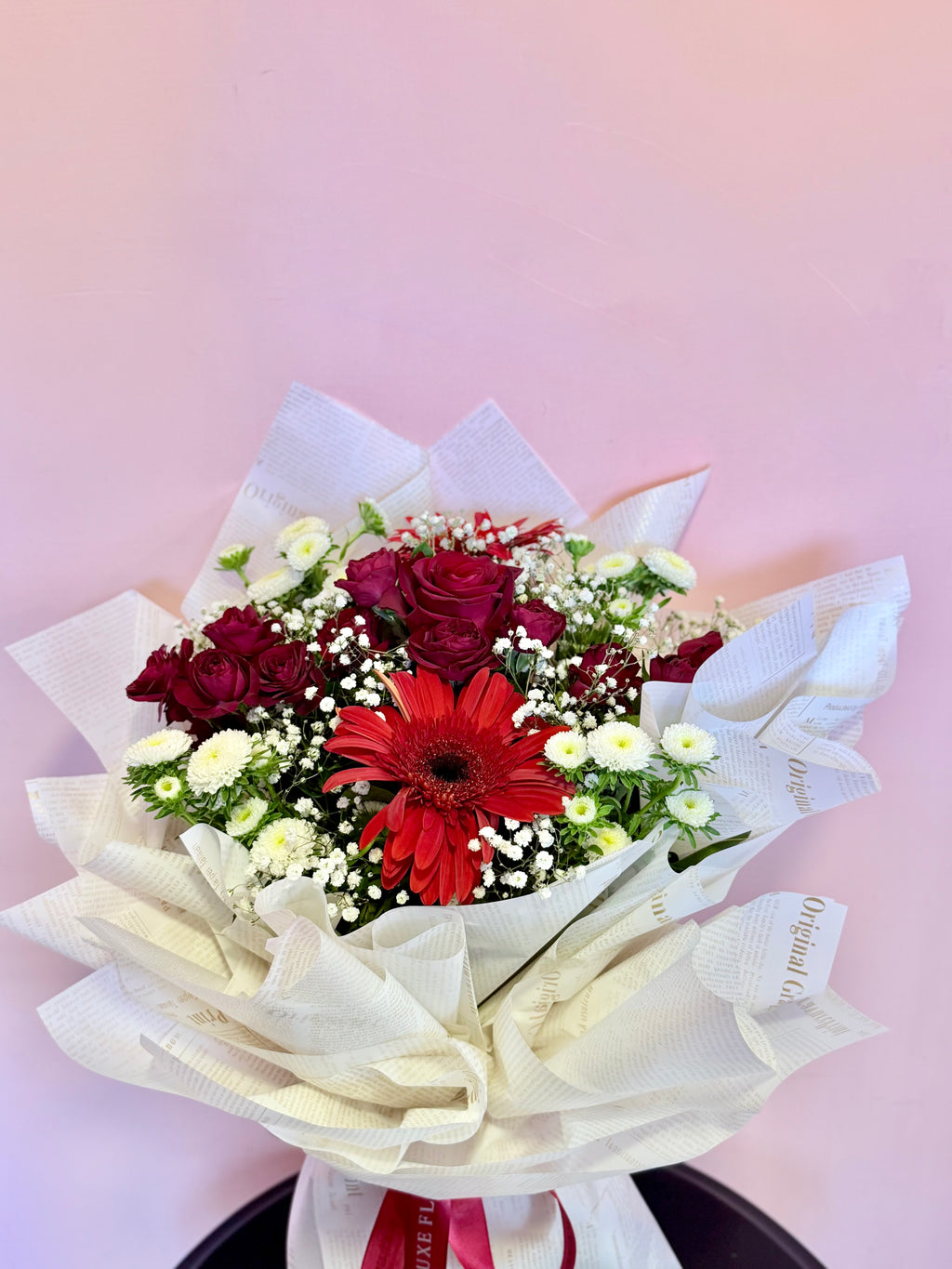 Crimson Paper Bloom