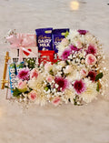 Chocolate Floral Tray
