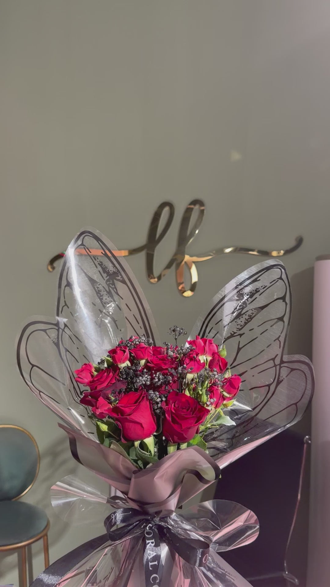 Luxe Butterfly Bouquet - Black